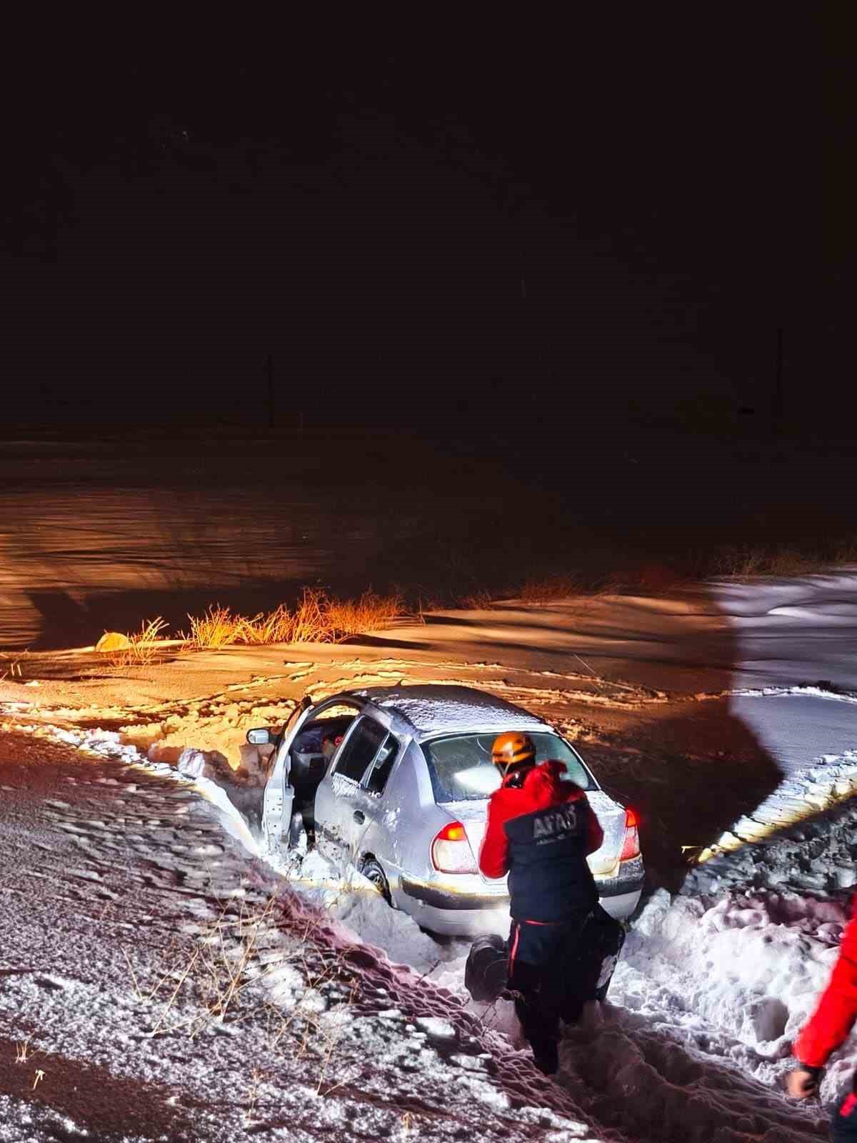 Kayseri’de mahsur kalan 117 kişi kurtarıldı
