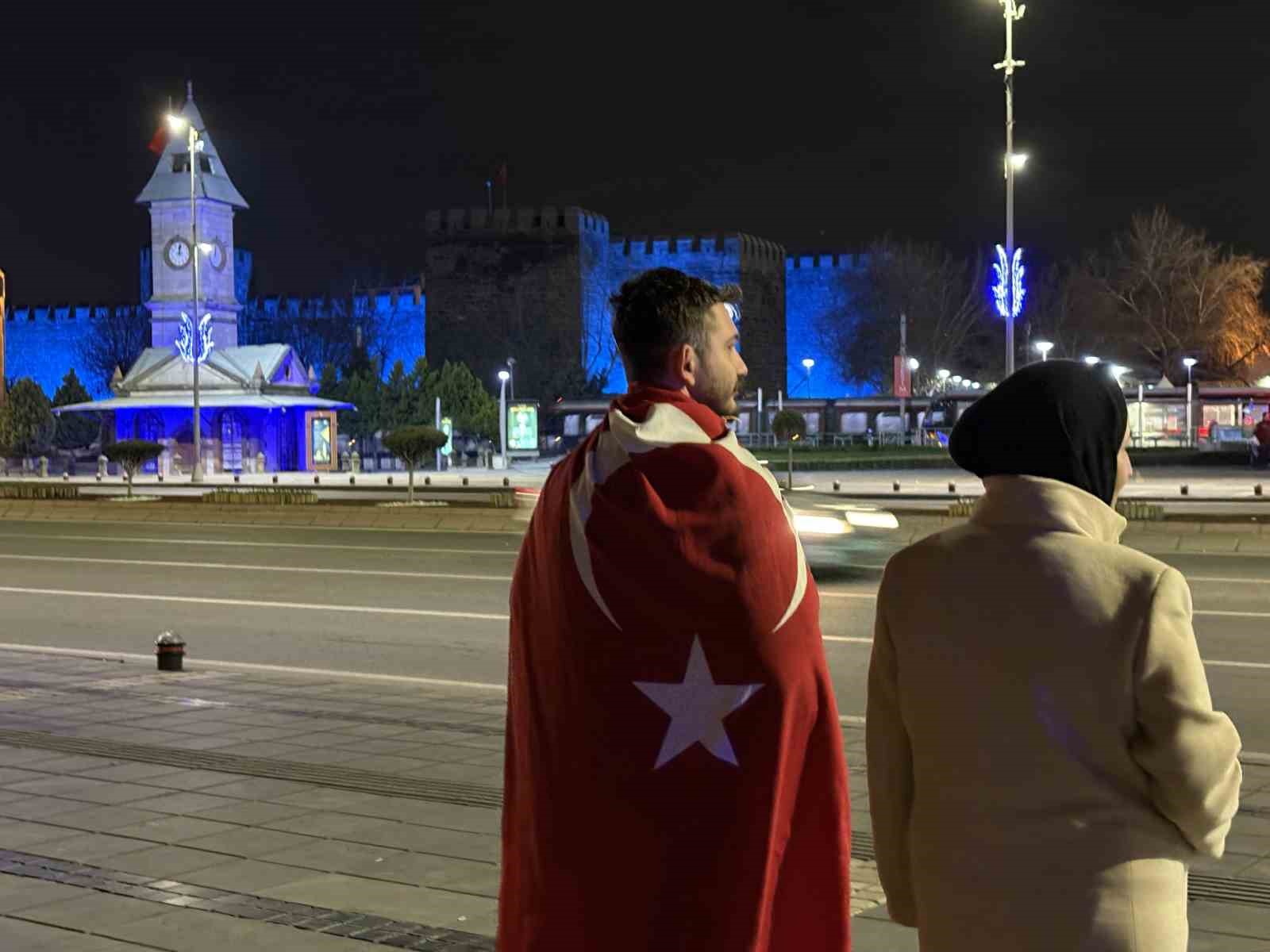 Kayseri’de milli sevinç
