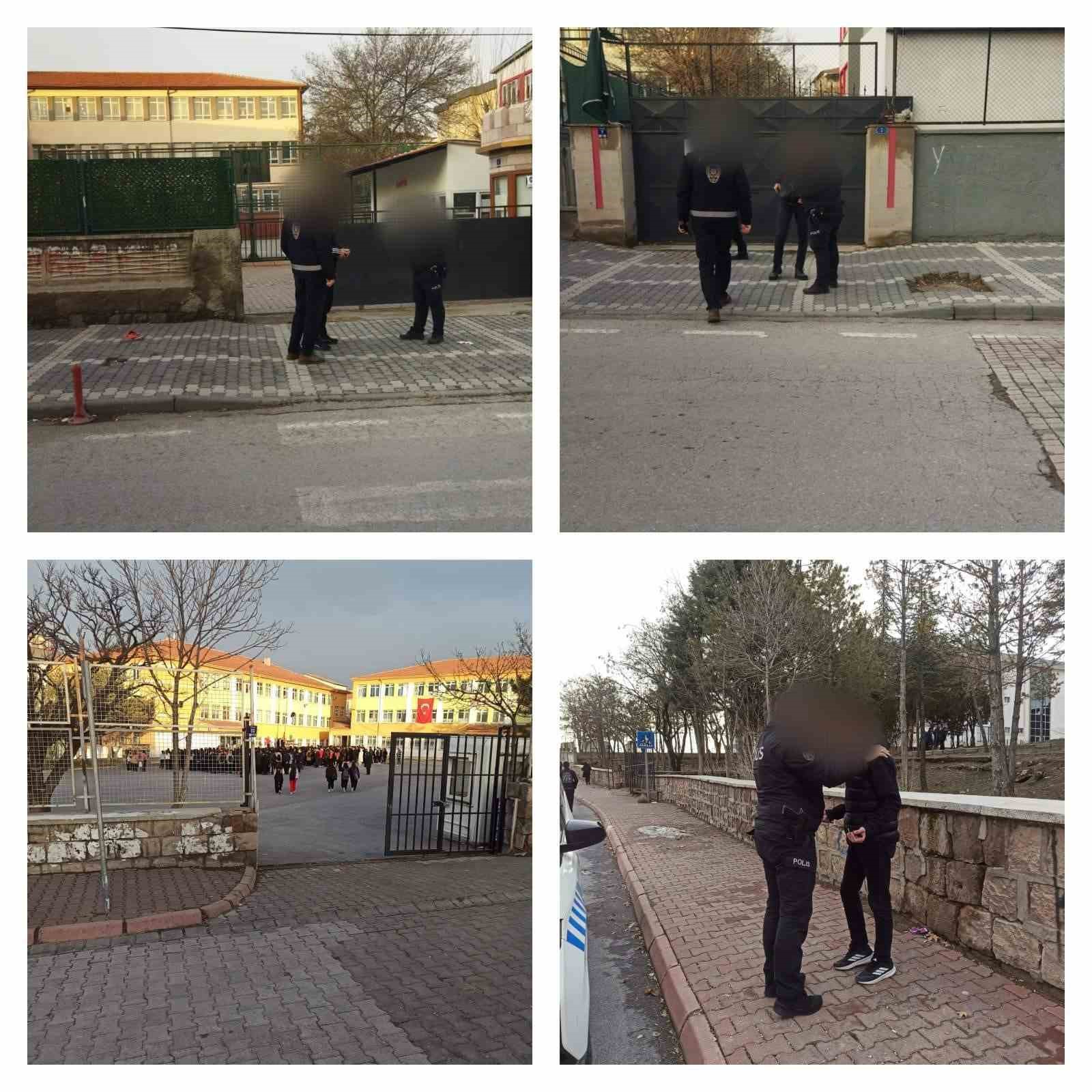 Kayseri’de okul çevrelerinde bin 486 şahıs sorgulandı
