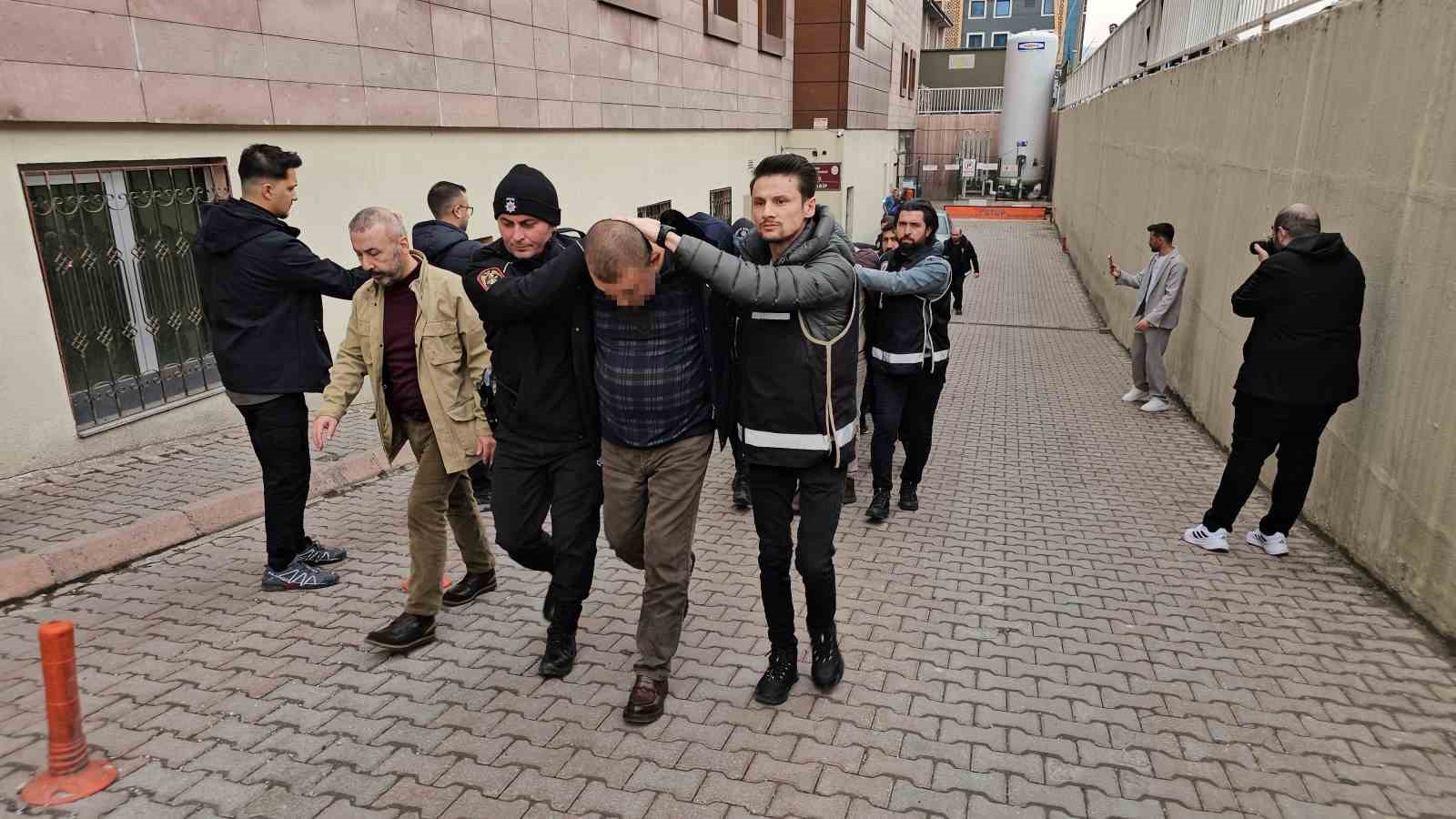 Kayseri’de suç örgütüne yönelik operasyonda 5 tutuklama
