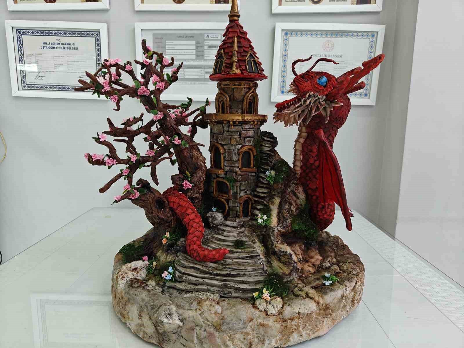 Kayserili pasta şefi Yunanistan’da Türk bayrağını dalgalandırdı
