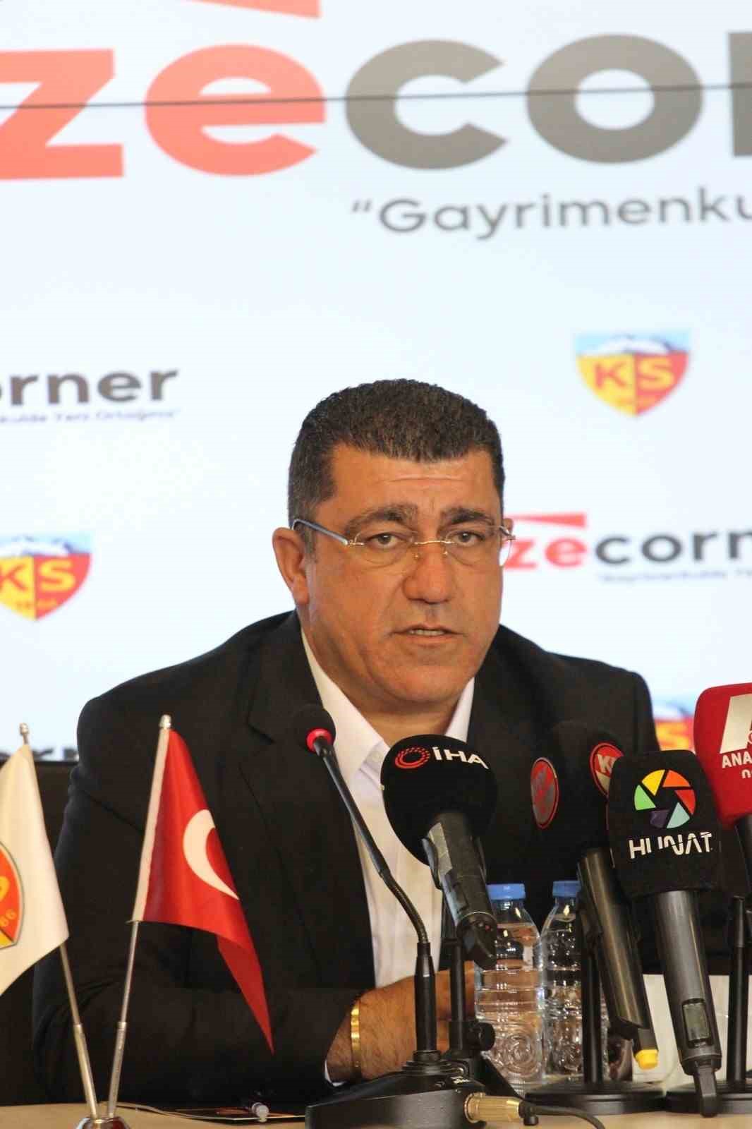 Kayserispor Başkanı Nurettin Açıkalın: "Son 4 maçta kenetlenmeliyiz"
