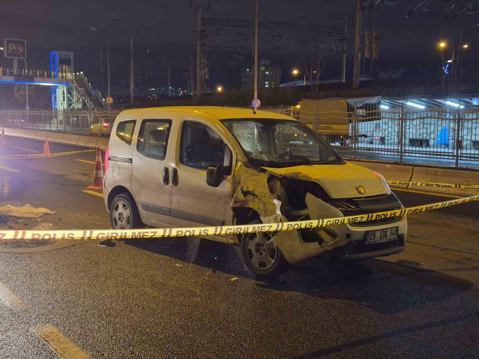 Kaza yapan motosiklet sürücüsü ağır yaralandı
