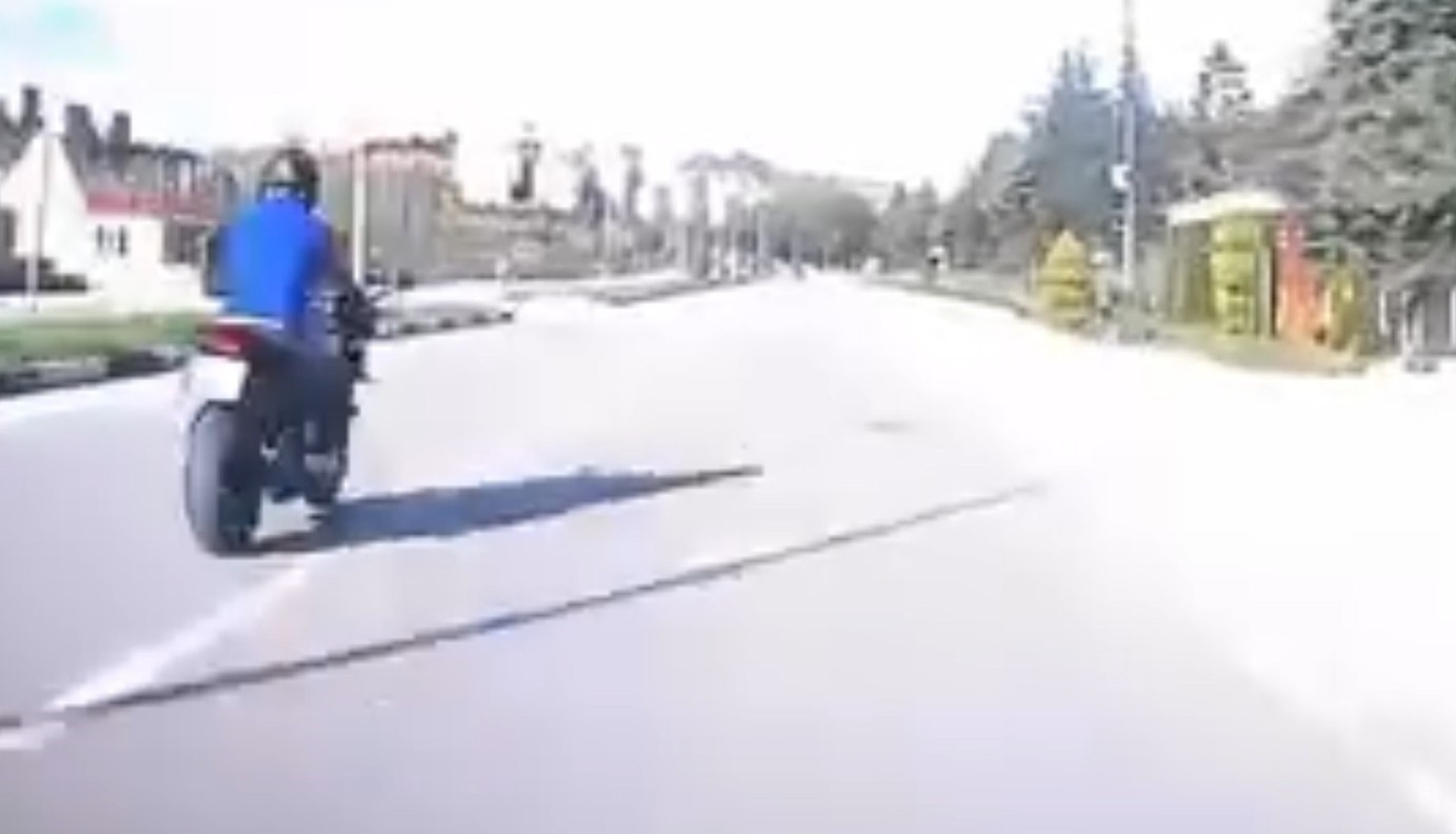 Kazada hayatını kaybeden motosiklet sürücüsünün son görüntüleri ortaya çıktı
