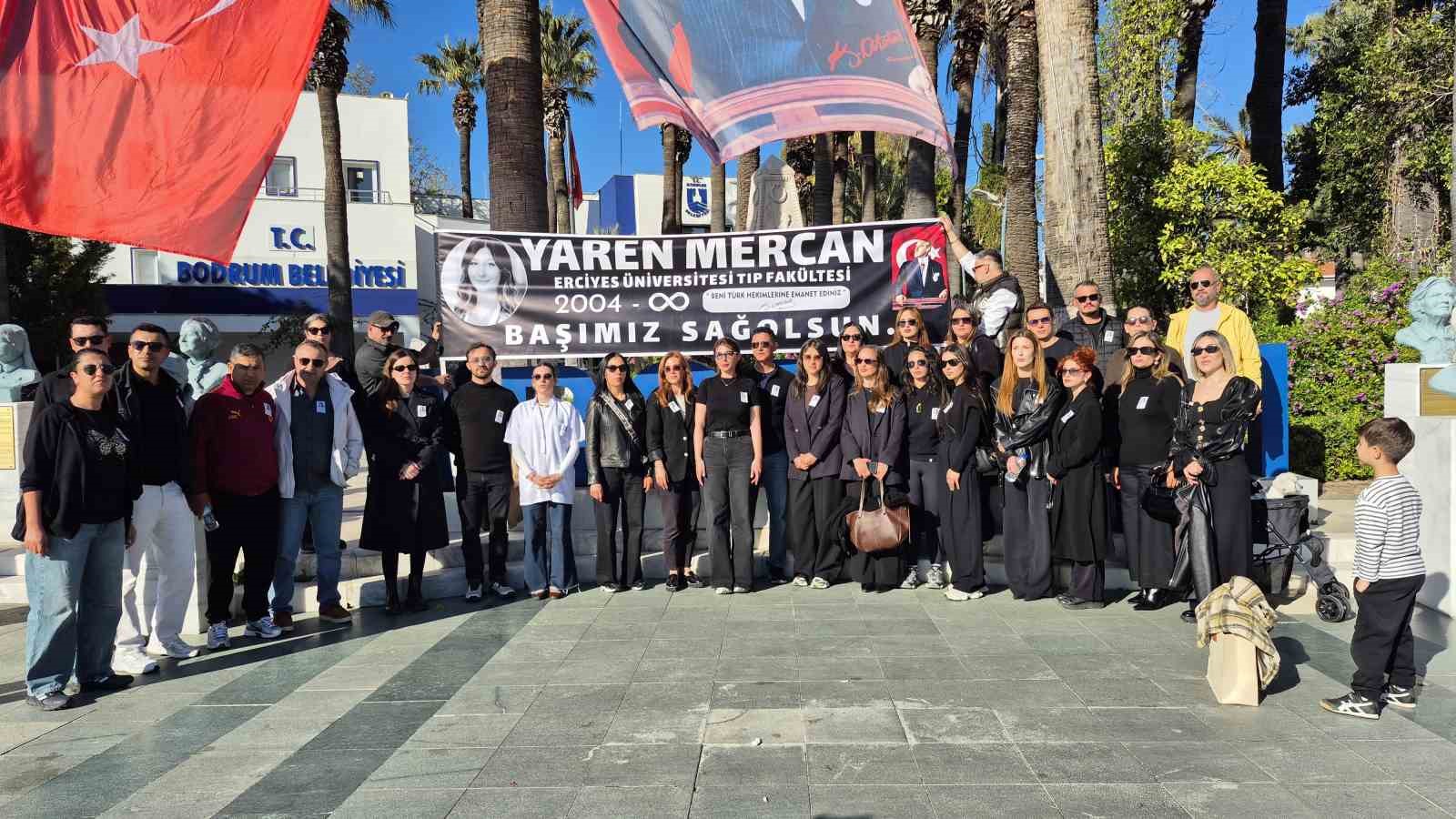 Kazada hayatını kaybeden Yaren, Bodrum’da anıldı
