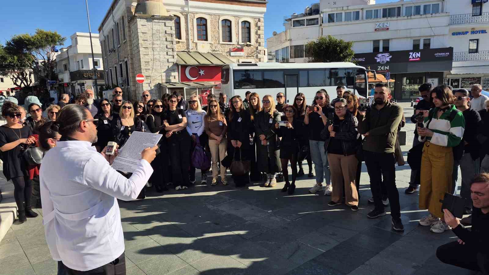 Kazada hayatını kaybeden Yaren, Bodrum’da anıldı
