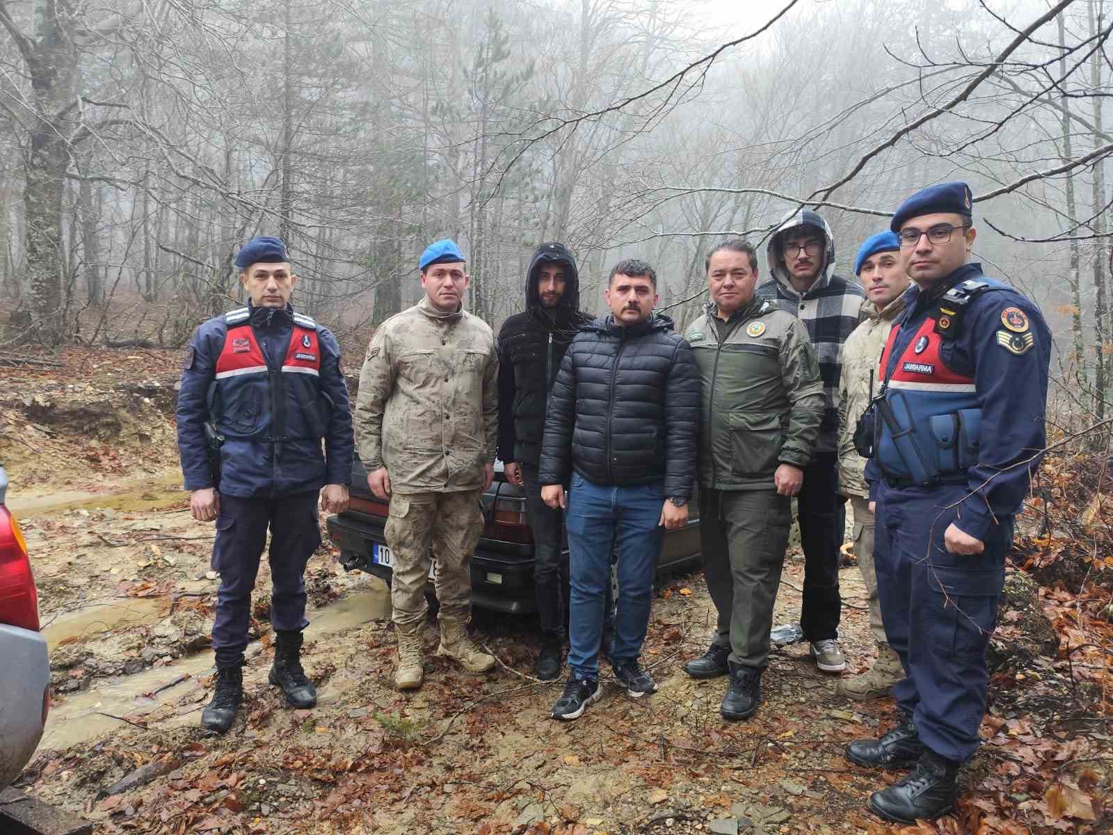 Kazdağları’nda kayıp 3 kişiden müjdeli haber geldi
