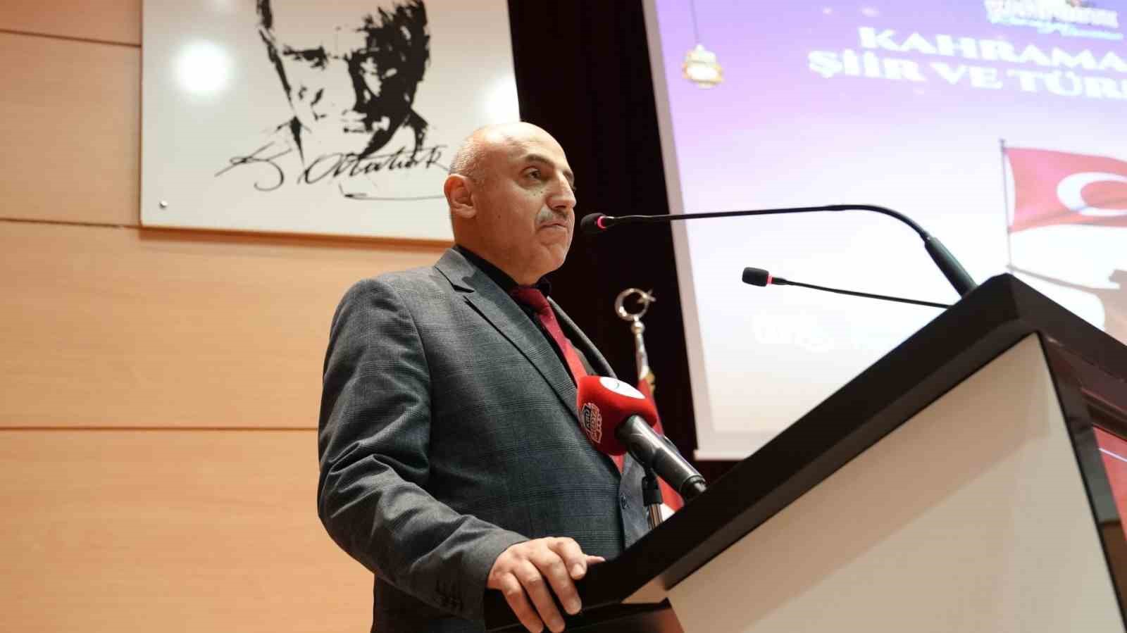 KBÜ’de "Kahramanlık Şiir ve Türküleri" programı düzenlendi
