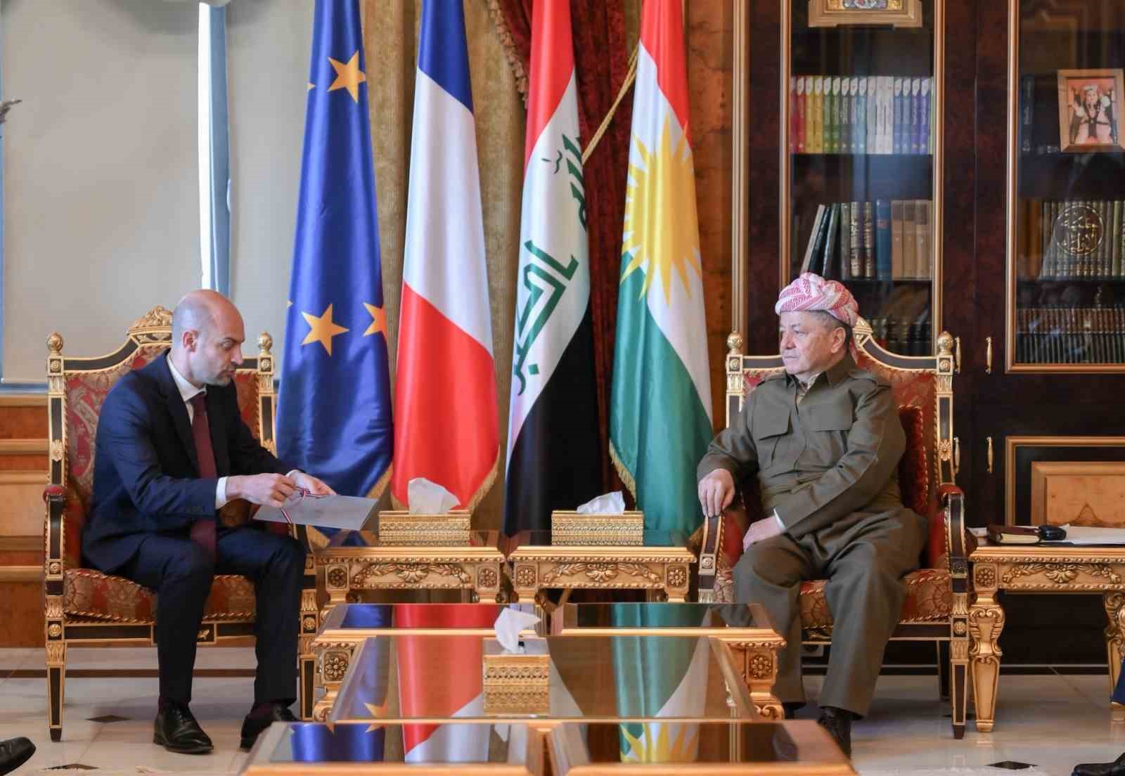 KDP Başkanı Barzani, SDG elebaşı Mazlum Abdi ile görüştü
