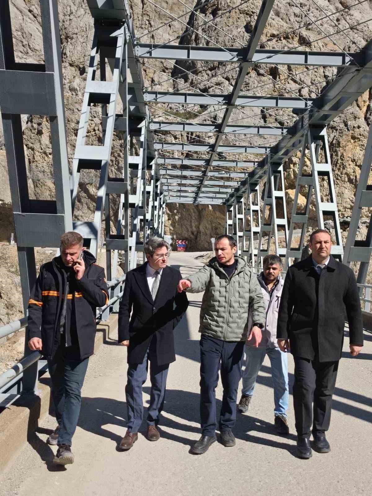 Kemaliye Köprüsü için aydınlatma projesi başlatıldı
