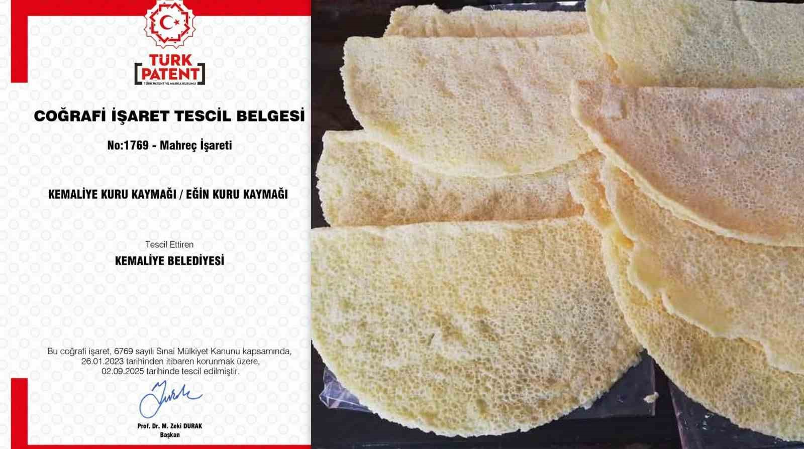 Kemaliye’nin el sanatı ve yöresel lezzeti artık tescilli
