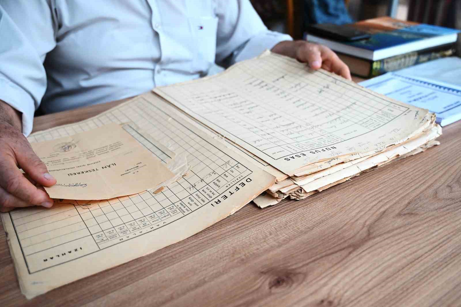 Kemer’in ilk köy kütüğü kitabı dijital ortama aktarılıyor
