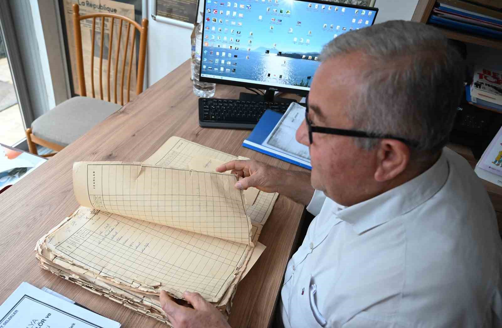 Kemer’in ilk köy kütüğü kitabı dijital ortama aktarılıyor
