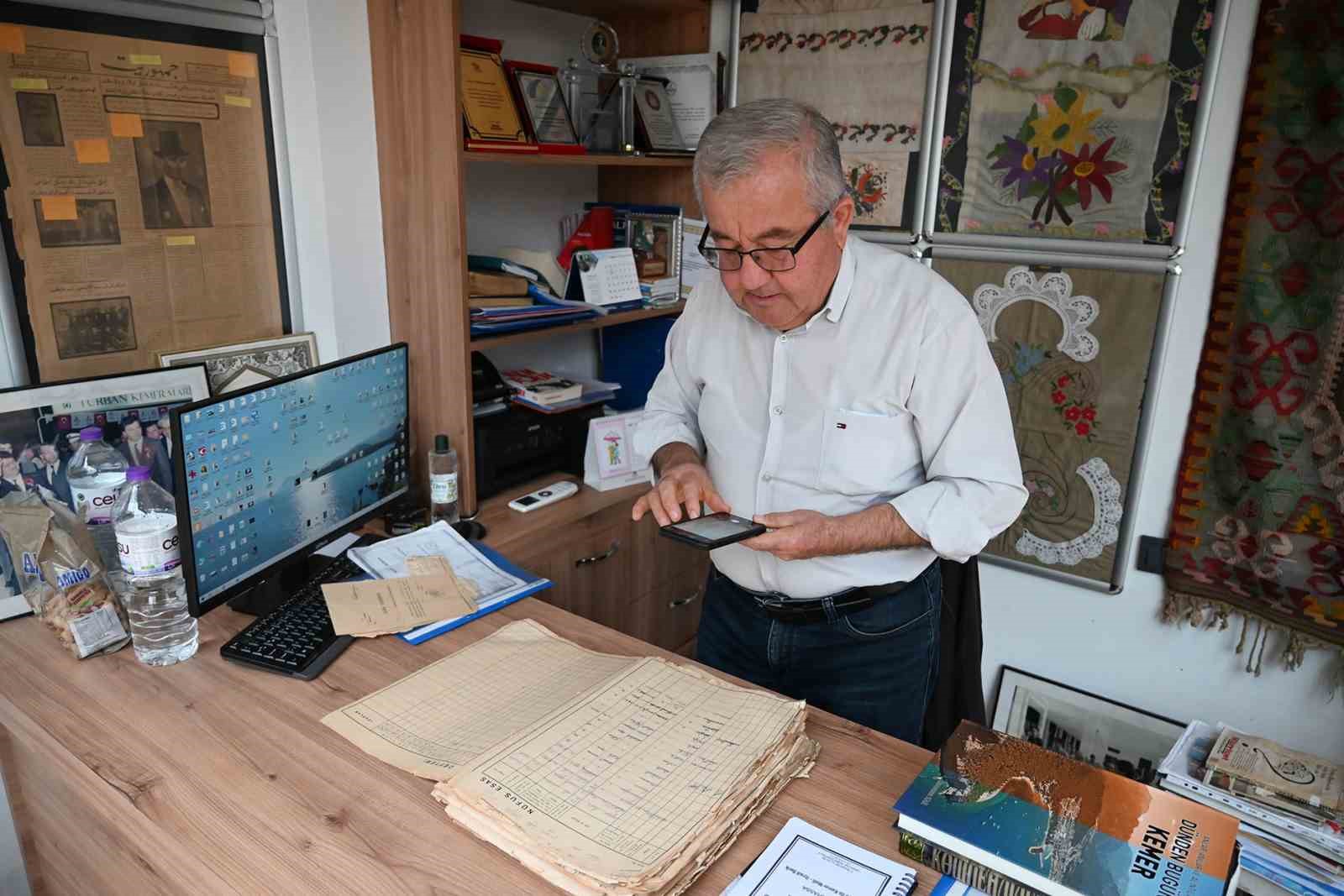 Kemer’in ilk köy kütüğü kitabı dijital ortama aktarılıyor
