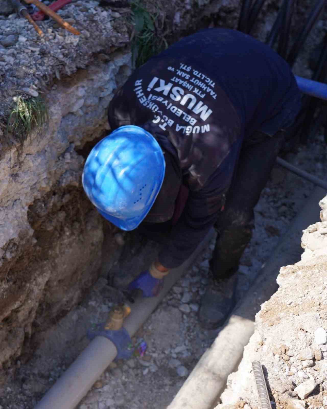 Kemikler mahallesinin içme suyu isale hattı yenilendi
