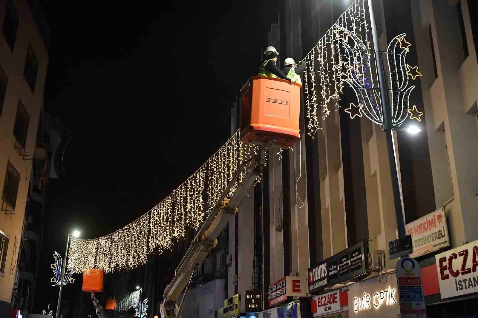 Kent merkezini aydınlatacak LED dönüşüm çalışmaları başladı
