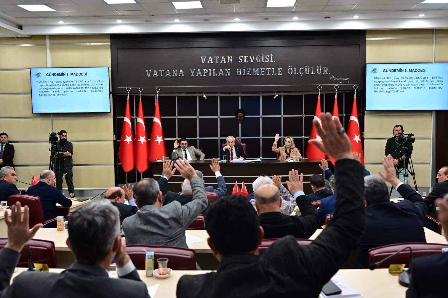 Kepez Meclisi’nde yoğun gündem
