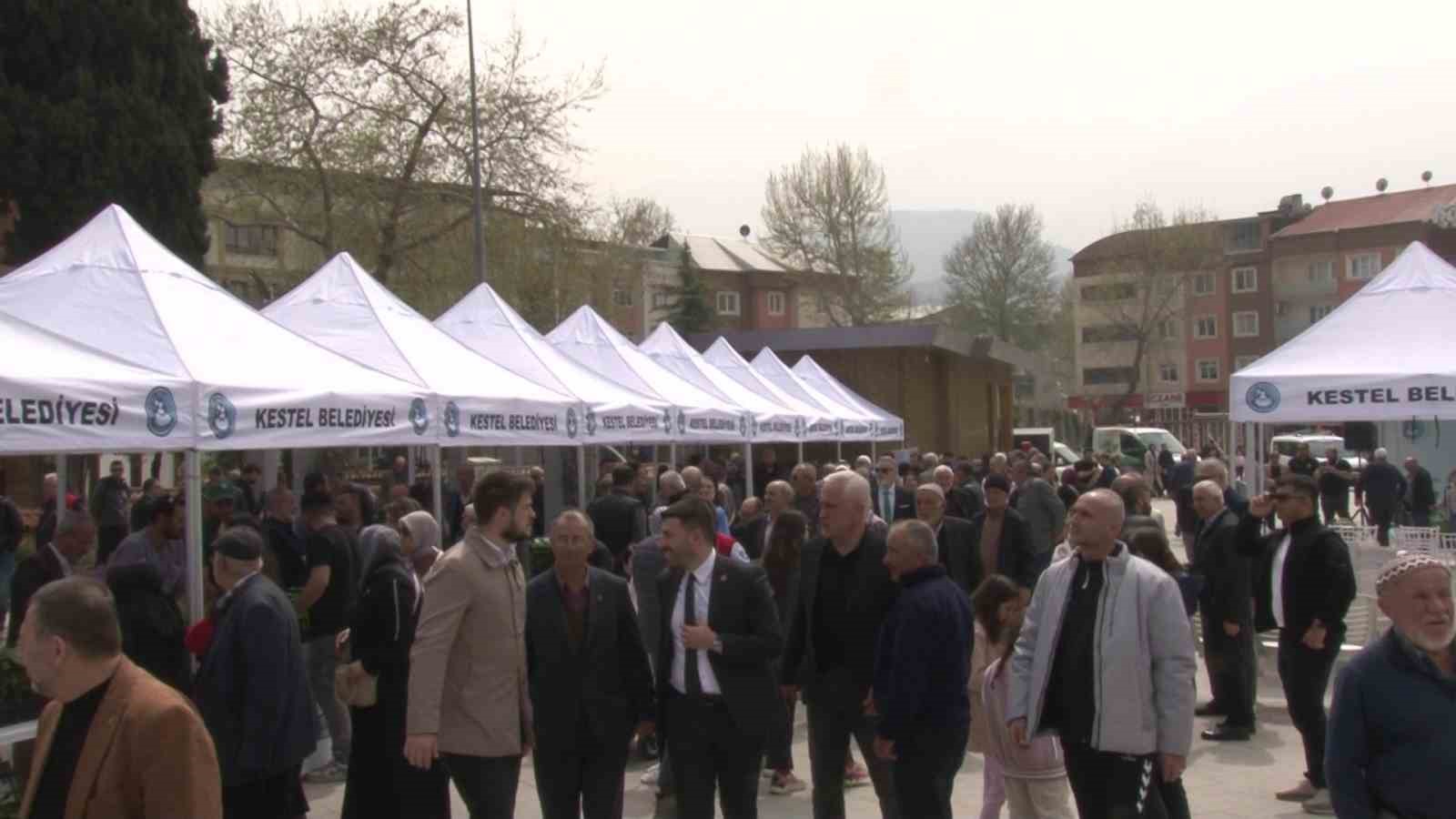 Kestel’de üreticiye 6 bin ahududu fidanı desteği
