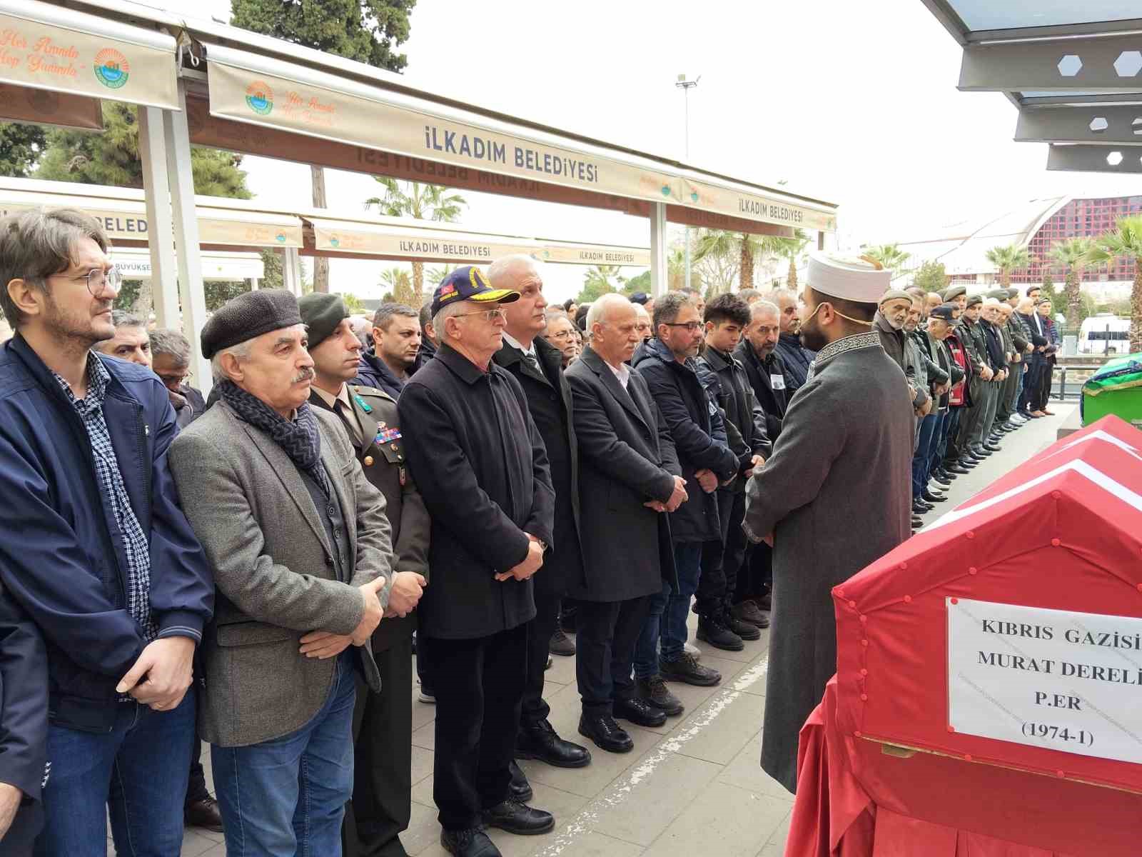 Kıbrıs Gazisi Dereli, son yolculuğuna uğurlandı
