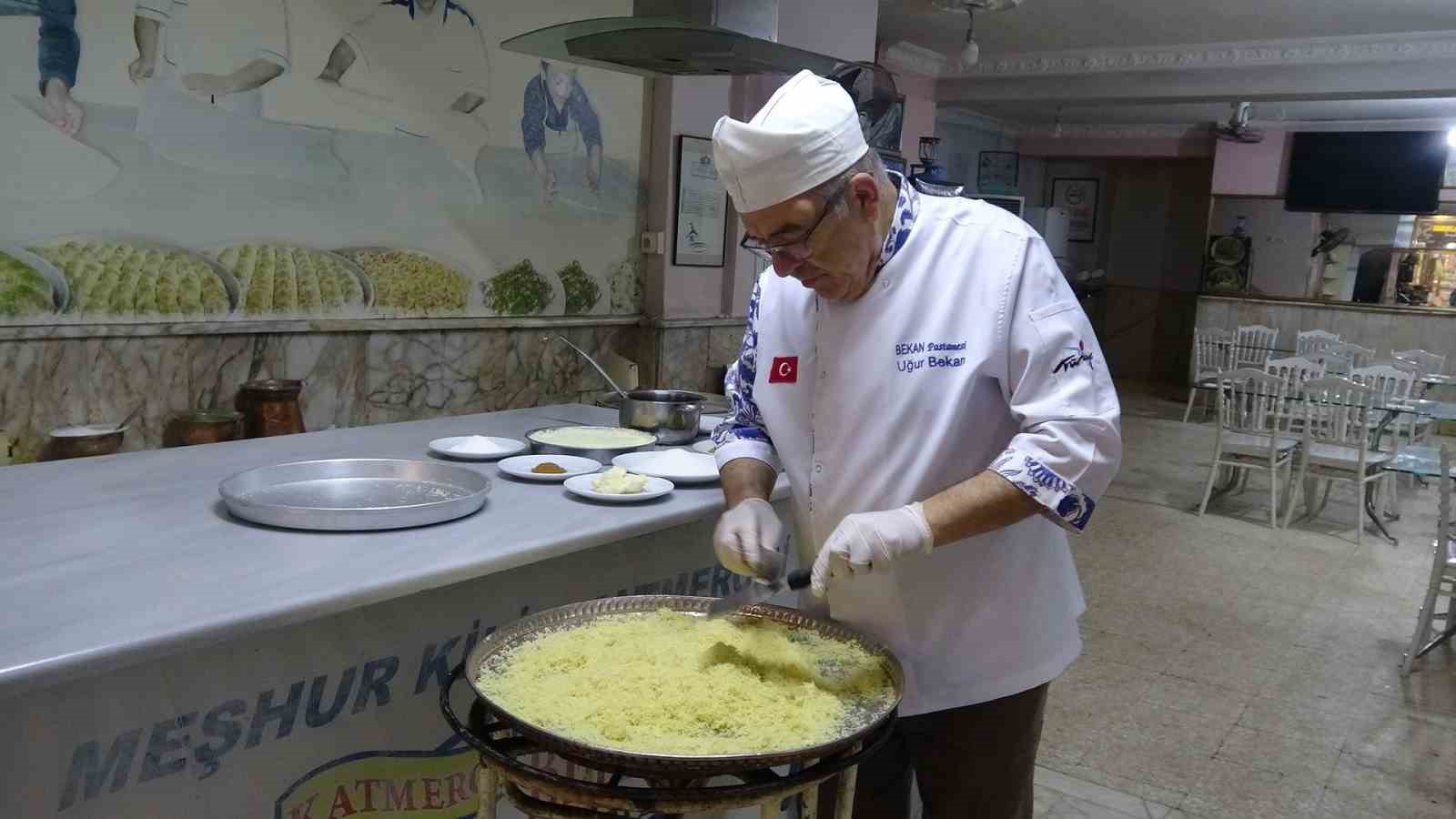 Kilis’te iftar sofralarının gözdesi: Cennet çamuru
