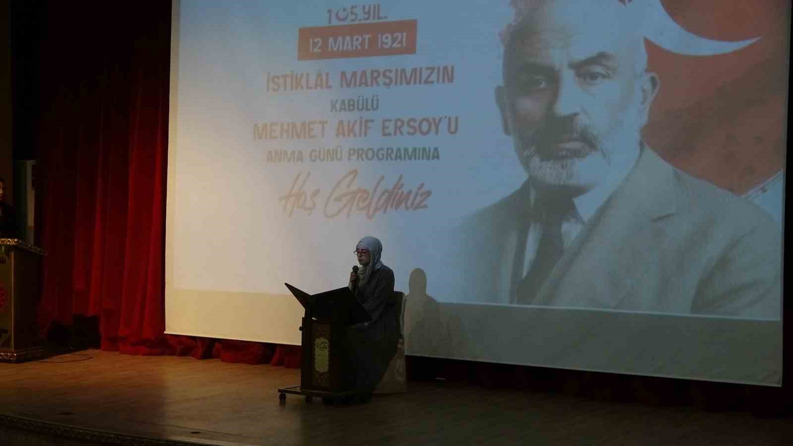 Kilis’te Mehmet Akif Ersoy anıldı
