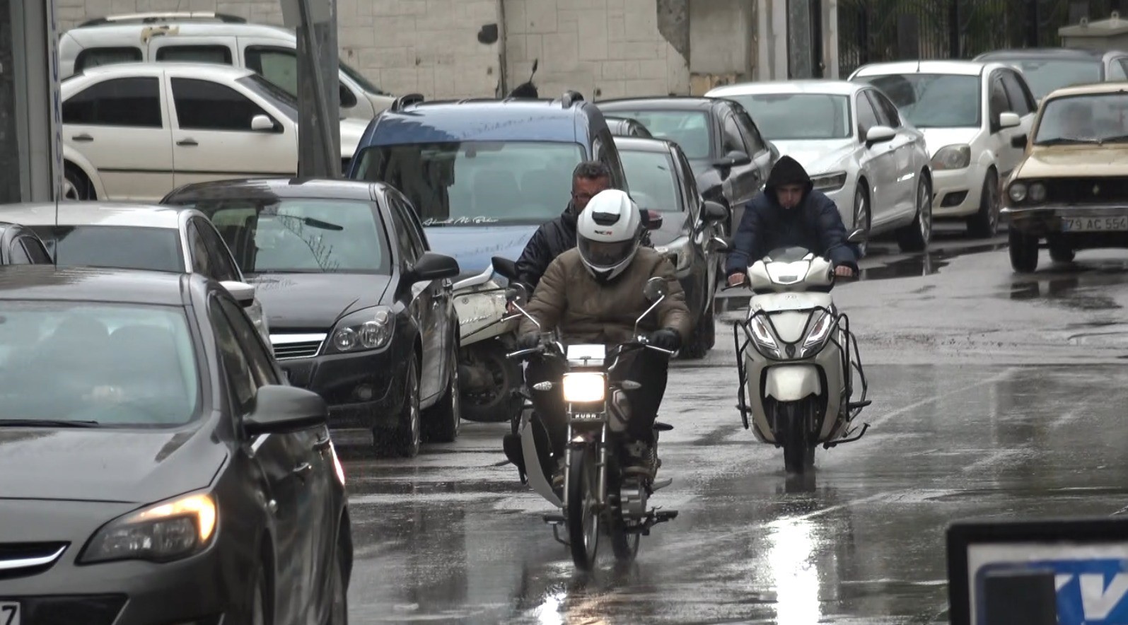 Kilis’te yağış etkili oluyor
