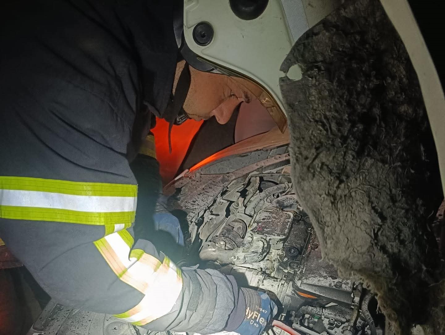 Kırıkhan’da otomobil yangını
