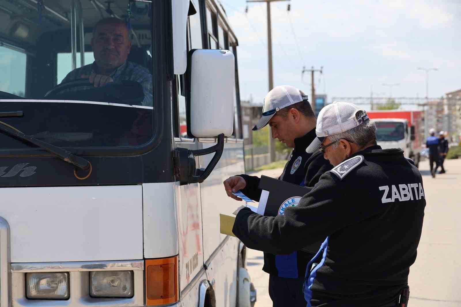 Kırıkkale’de toplu taşıma araçlarına sıkı denetim
