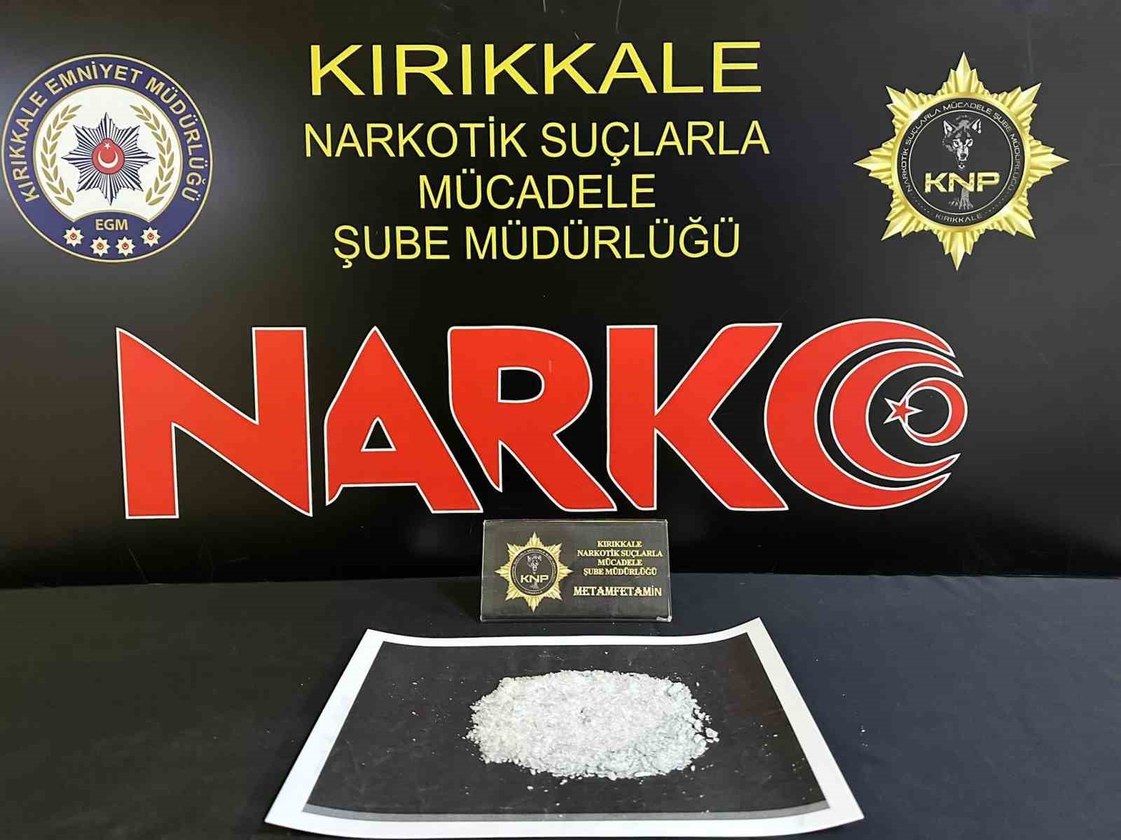 Kırıkkale’de uyuşturucu operasyonunda bir şüpheli tutuklandı
