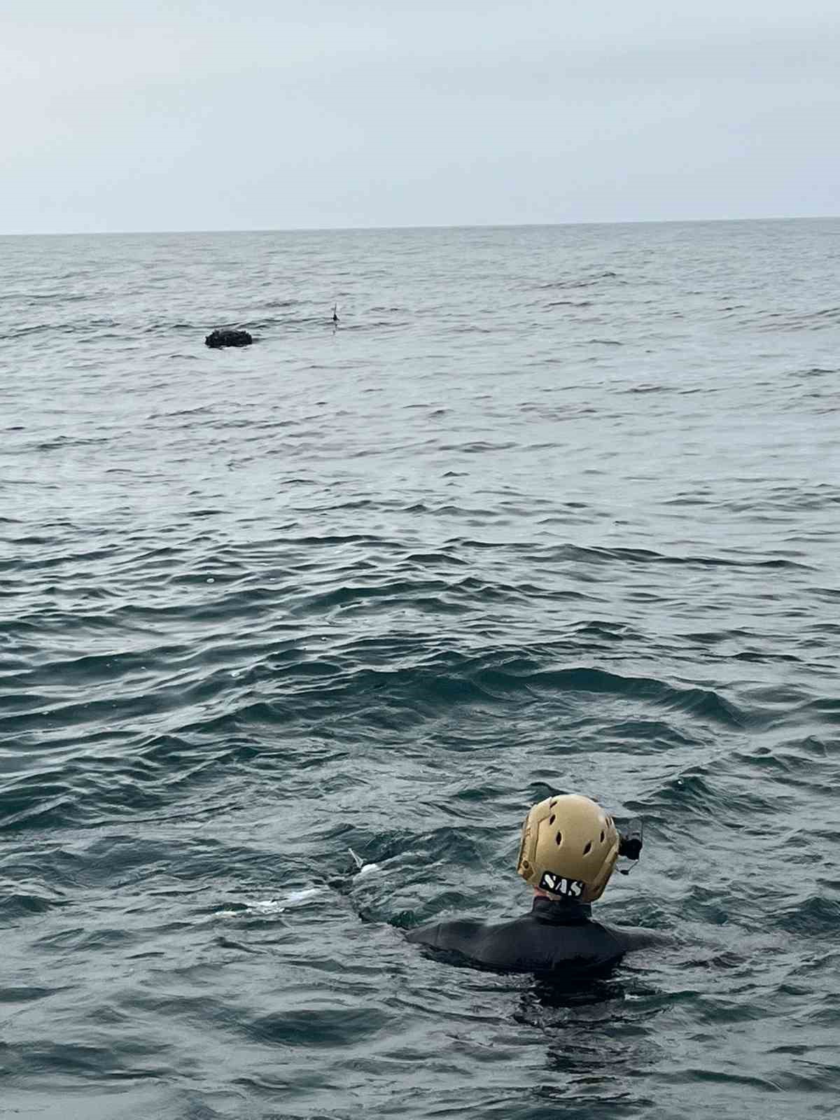 Kırklareli açıklarında tespit edilen mayın imha edildi
