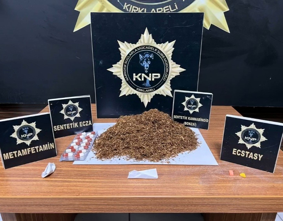 Kırklareli merkez ve Lüleburgaz’da uyuşturucu operasyonu: 5 tutuklama
