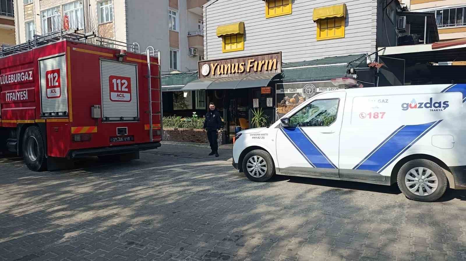 Kırklareli’de fırında patlama: 1 yaralı
