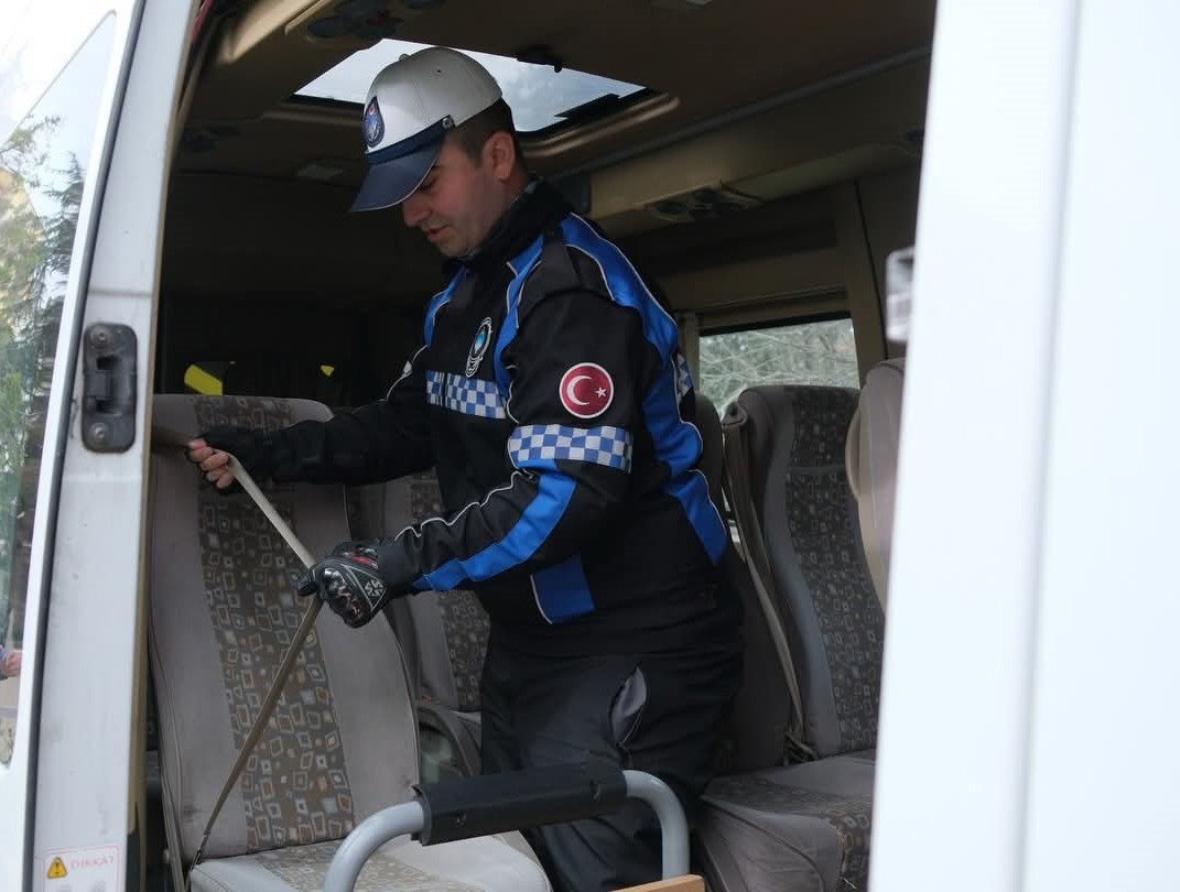 Kırklareli’de okul servislerine yönelik denetim
