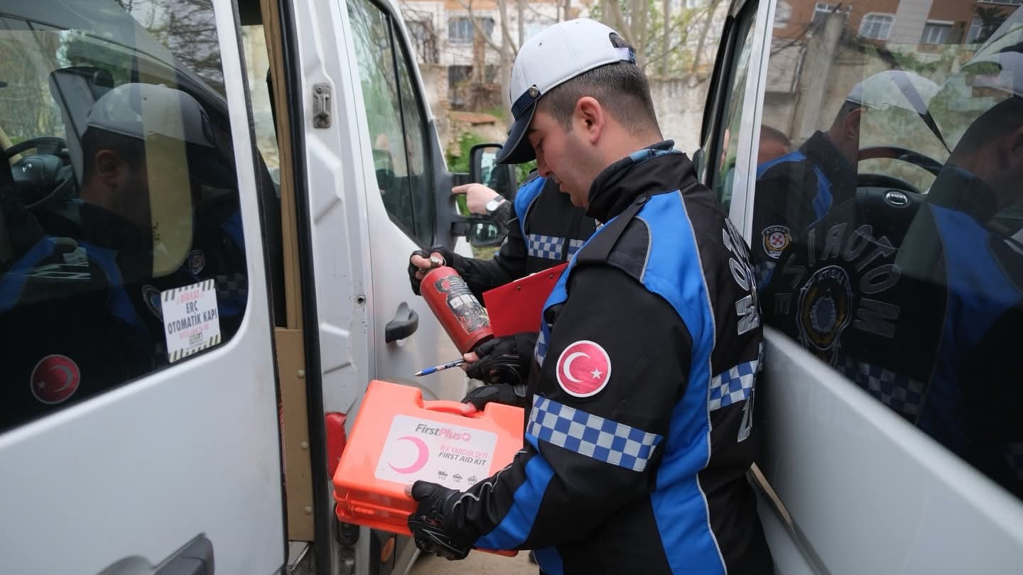 Kırklareli’de okul servislerine yönelik denetim
