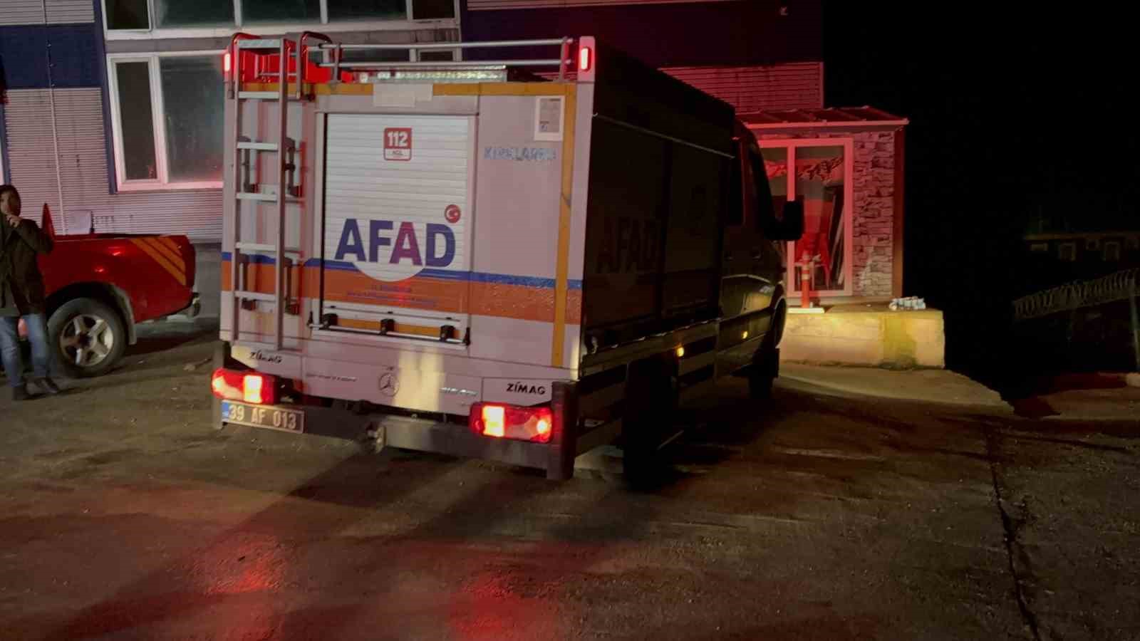 Kırklareli’nde süt ürünleri tesisinin deposunda yangın
