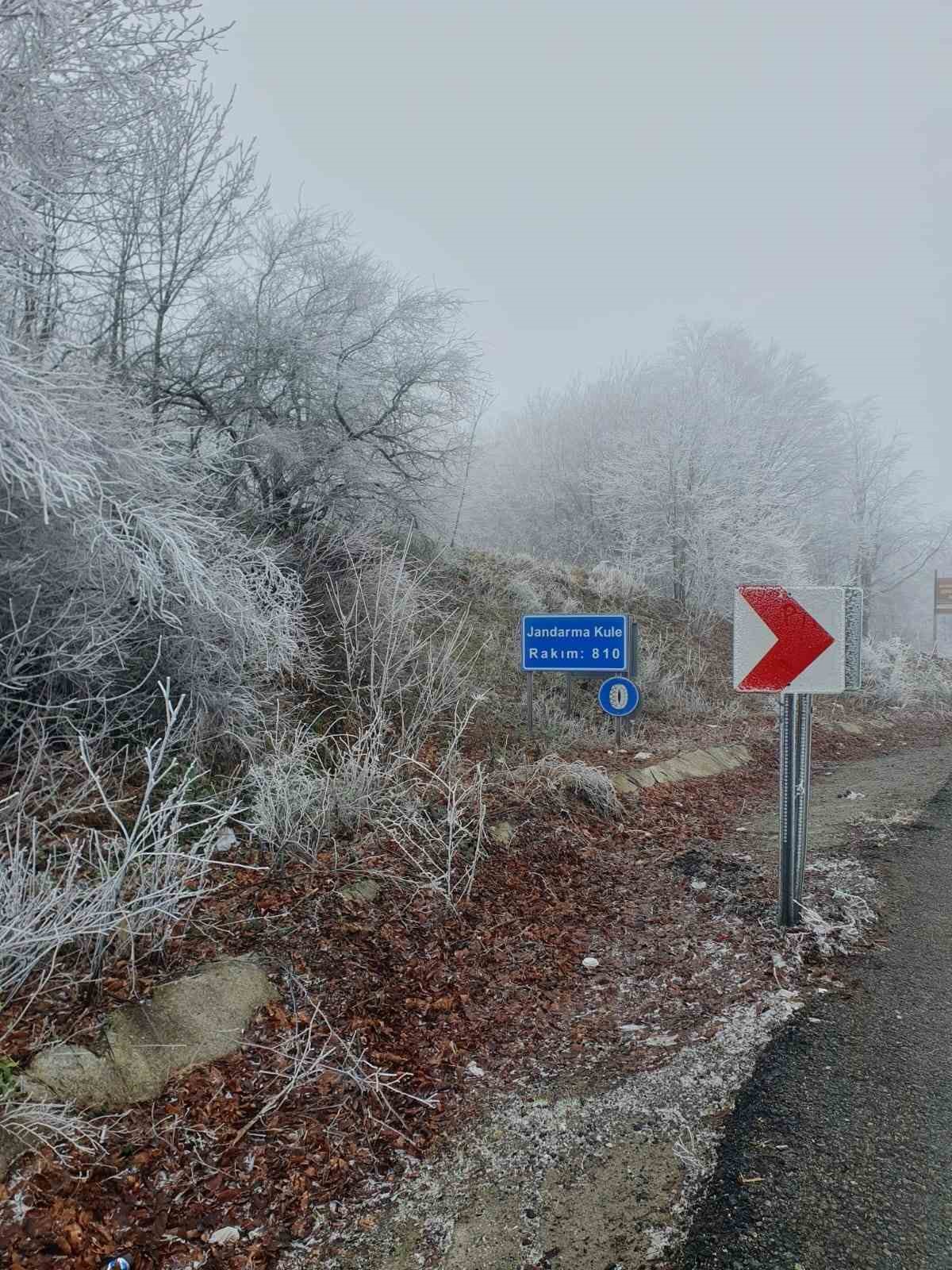 Kırklareli’nin yüksek kesimleri beyaza büründü
