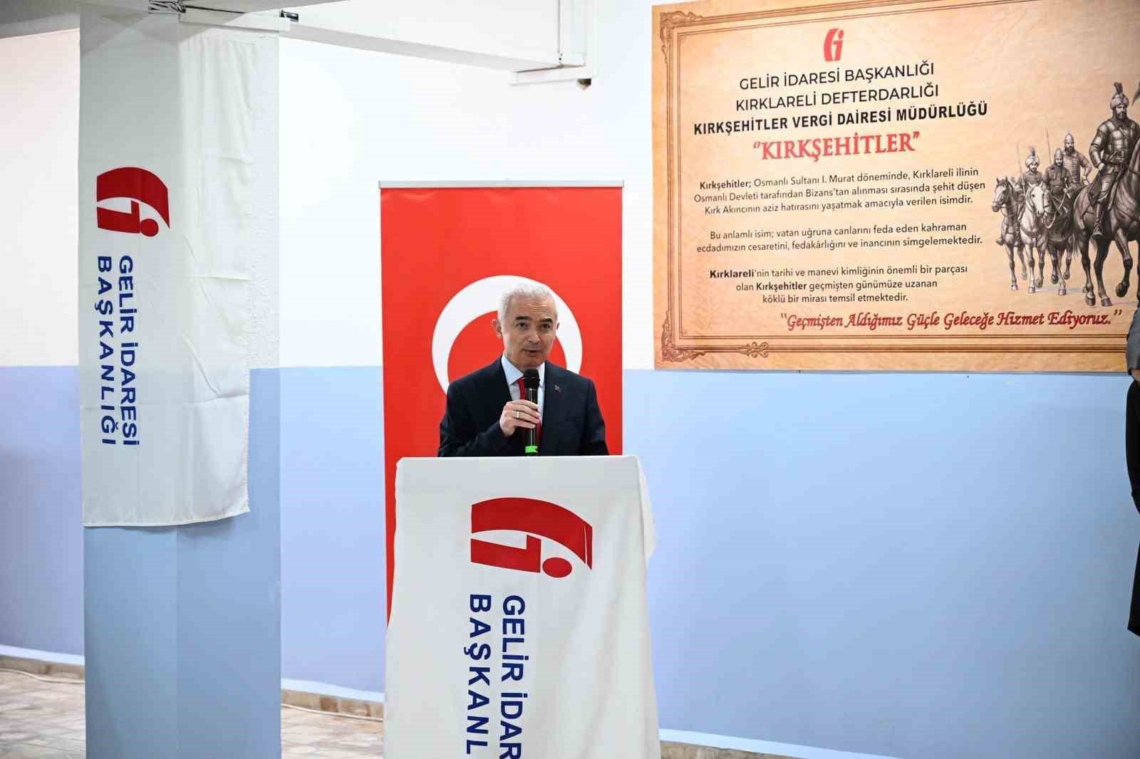 Kırkşehitler Vergi Dairesi Müdürlüğü açıldı
