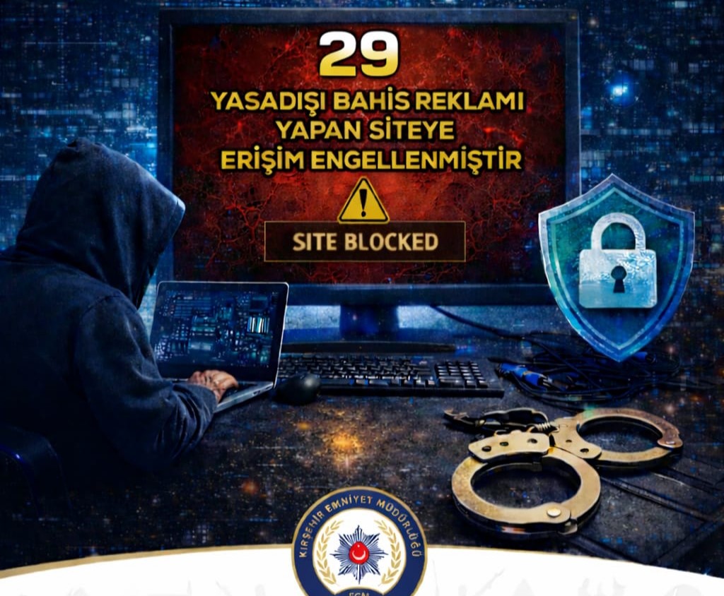 Kırşehir’de 29 siteye erişim engeli
