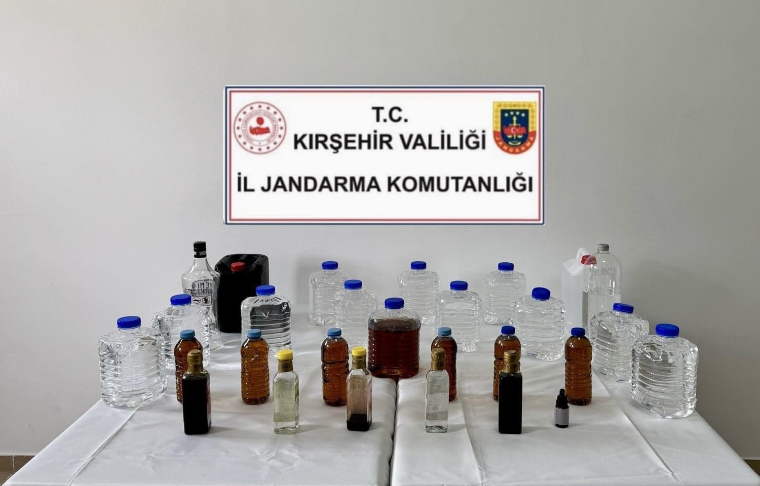 Kırşehir’de kaçak alkol operasyonu
