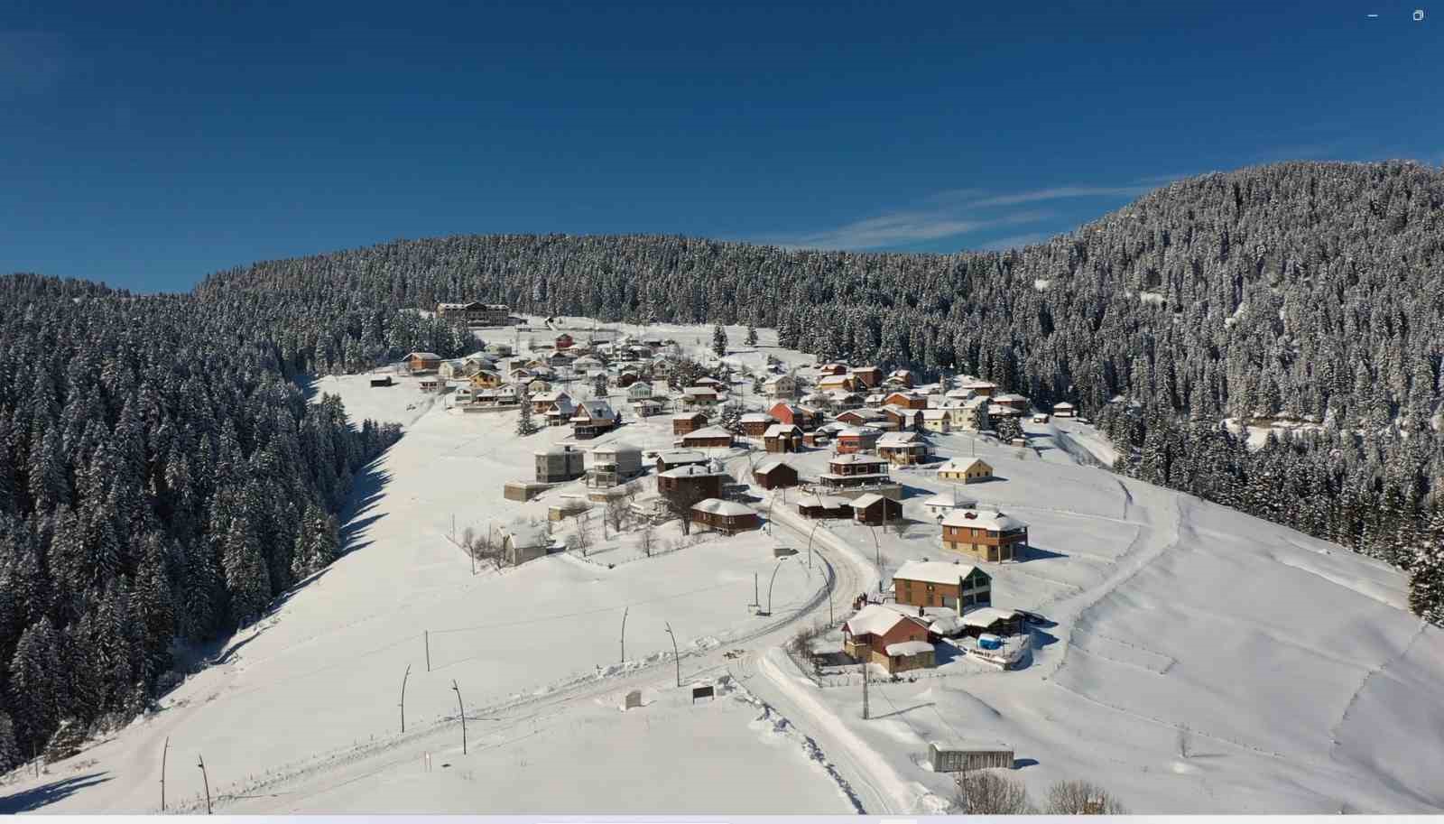 Kış turizmi için yayla yolları açık tutuluyor

