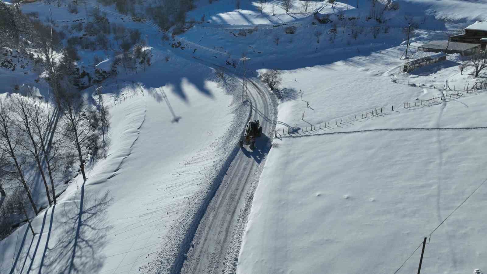 Kış turizmi için yayla yolları açık tutuluyor
