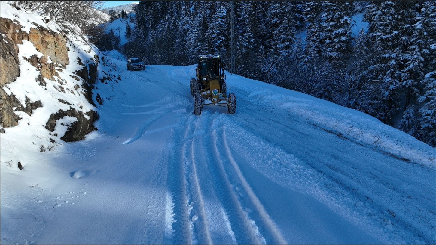 Kış turizmi için yayla yolları açık tutuluyor

