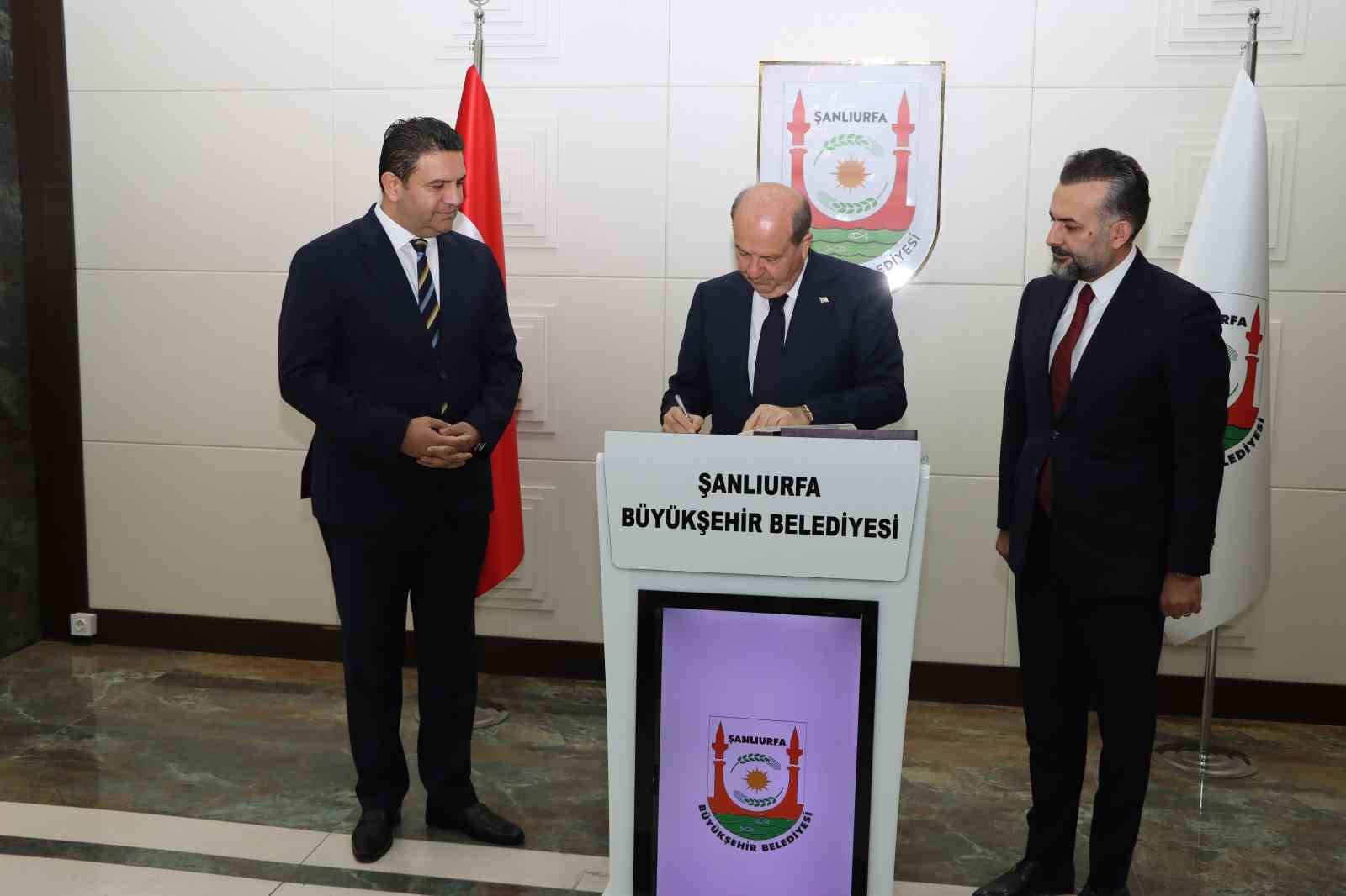 KKTC eski Cumhurbaşkanı Tatar Şanlıurfa’da
