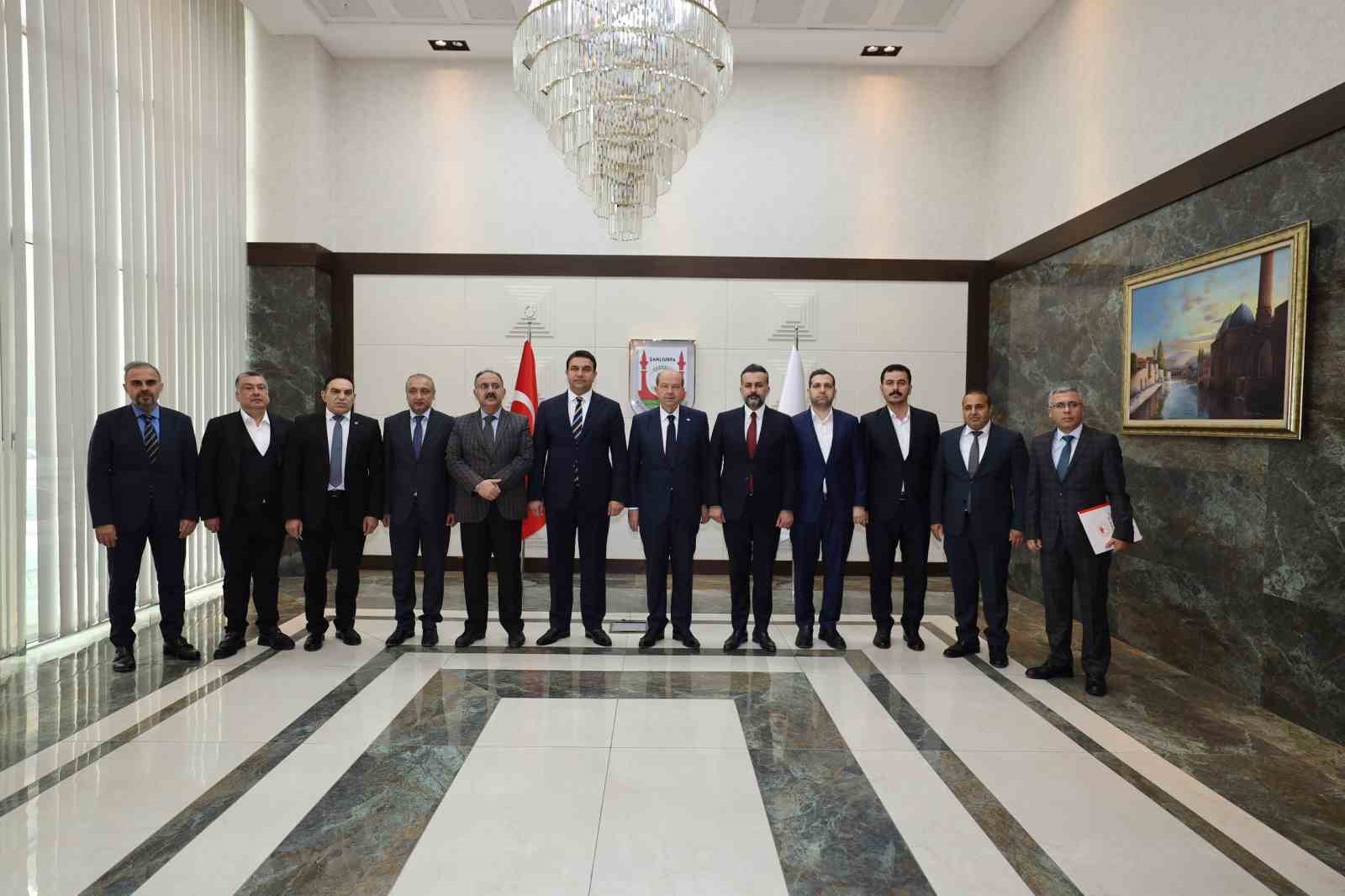 KKTC eski Cumhurbaşkanı Tatar Şanlıurfa’da
