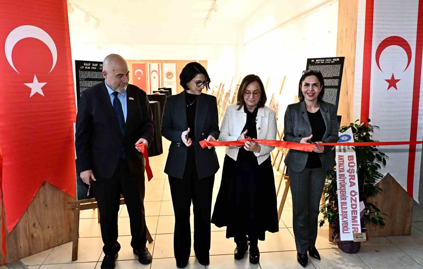 KKTC liderleri ölüm yıl dönümlerinde Muratpaşa’da anıldı
