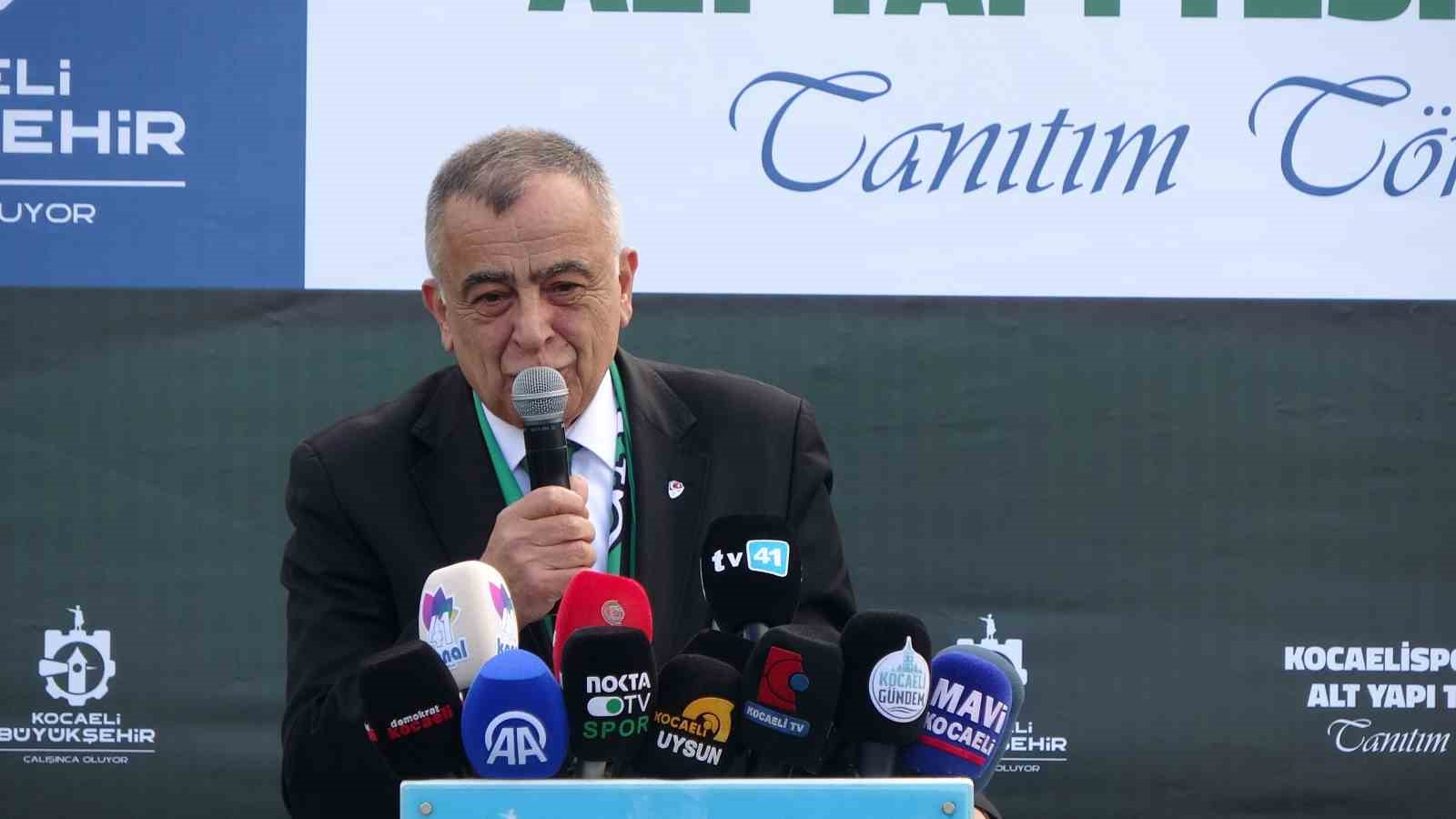 Kocaeli Büyükşehir’den Kocaelispor’a altyapı yatırımı
