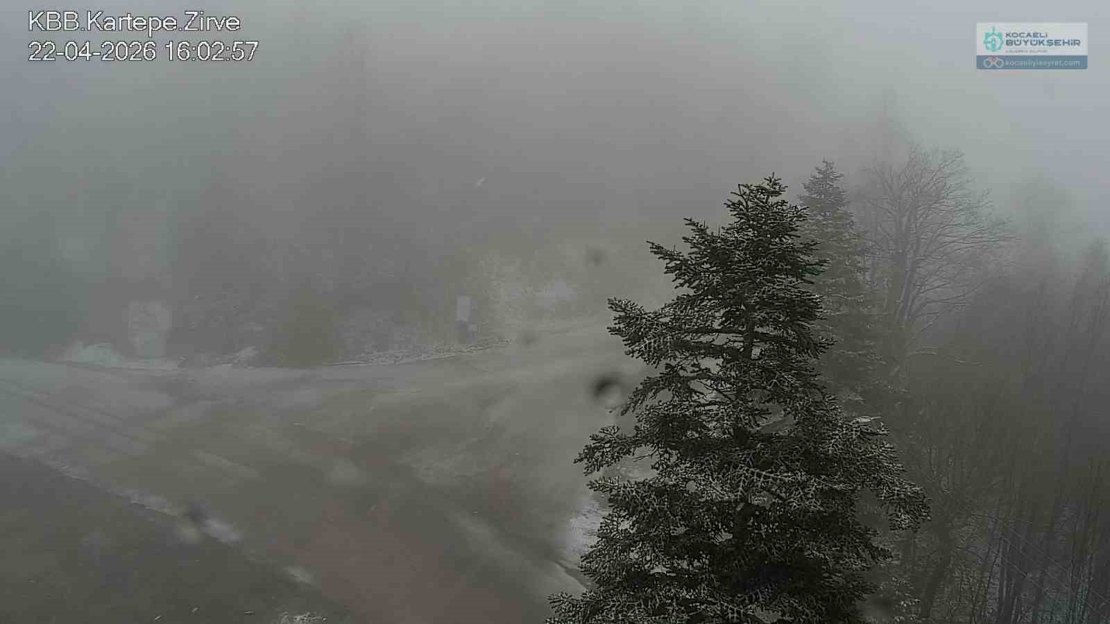 Kocaeli’de bahar ayında kar sürprizi
