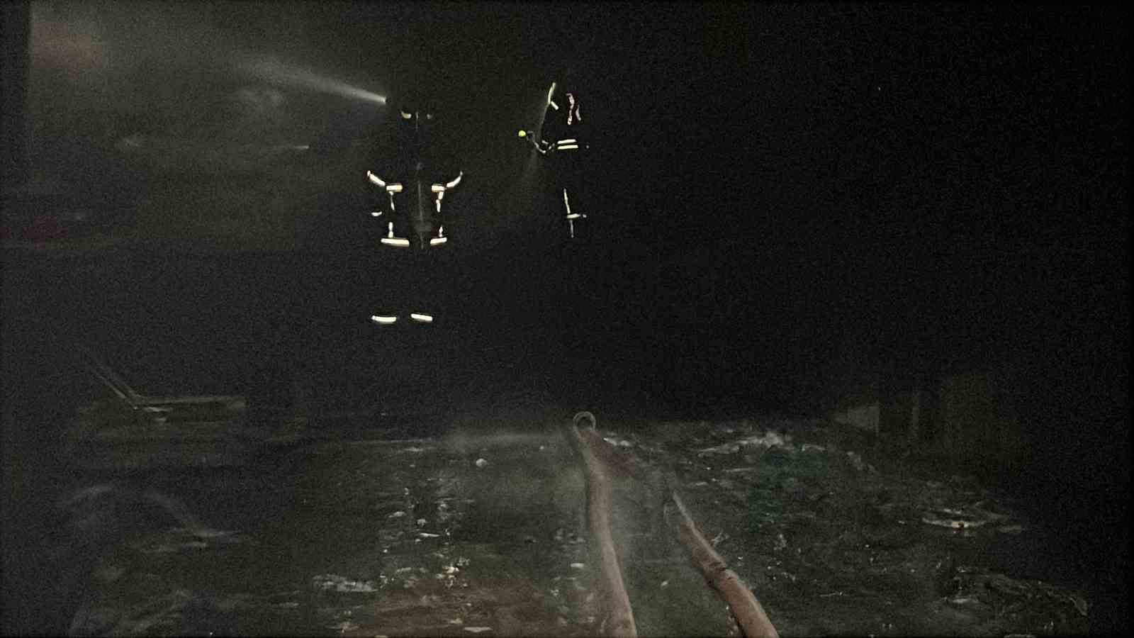 Kocaeli’de metal işleme atölyesinde yangın
