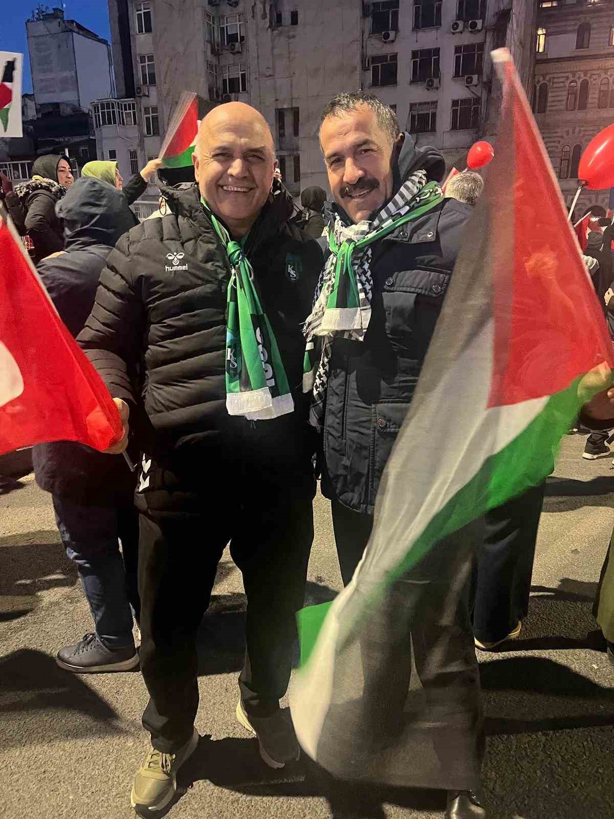 Kocaelispor’dan Filistin’e destek
