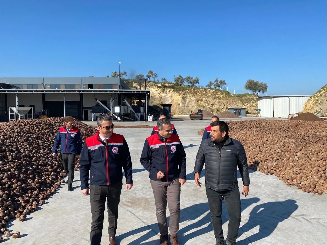 Koçarlı’da Çam Fıstığı işleme tesisindeki çalışmalar yerinde incelendi
Koçarlı’da Çam Fıstığı işleme tesisindeki çalışmalar yerinde incelendi